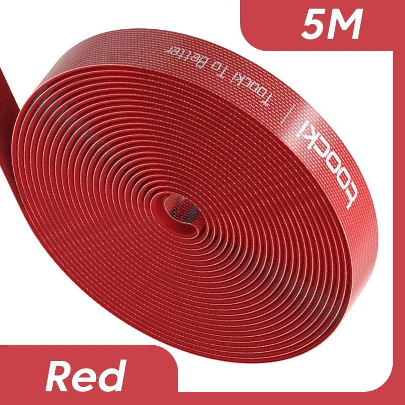 Toocki Cable Management Tidy 5m Red