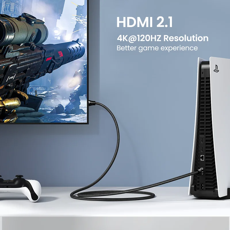UGREEN HDMI Cable 2.1 4k 8k 48Gbps HD135 PVC Delicate Model 03