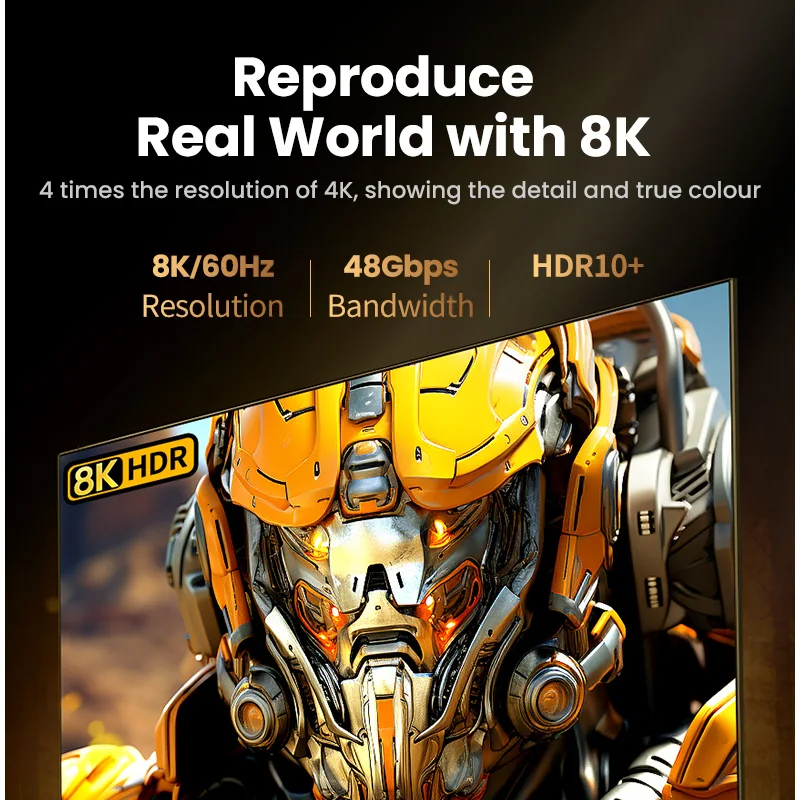 UGREEN HDMI Cable 2.1 4k 8k 48Gbps HD171 03