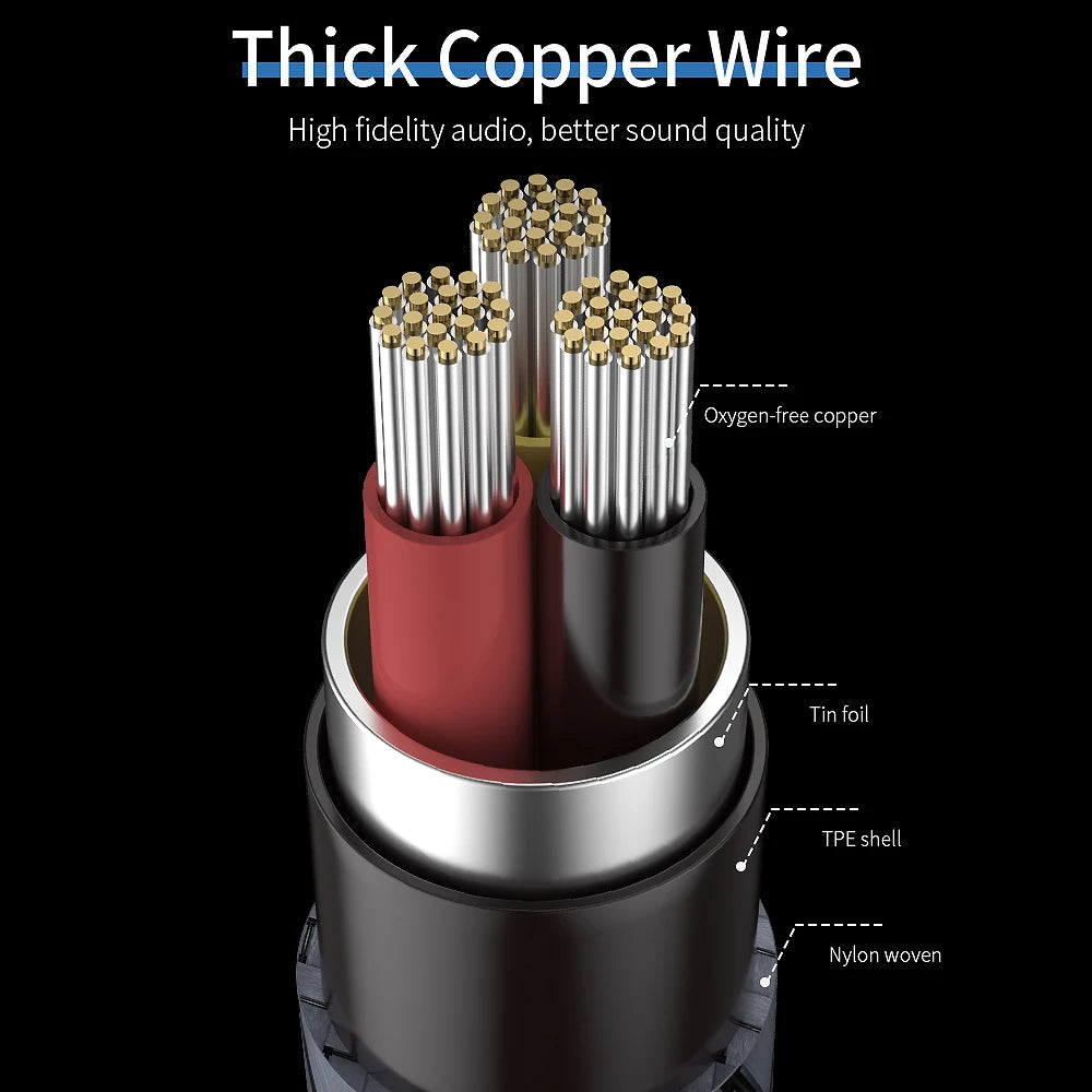 Essager Aux Cable Male to Female 06