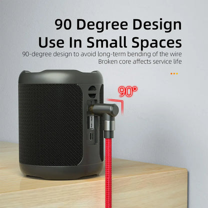 Essager Aux Cable Male to Male 90 Degree 03