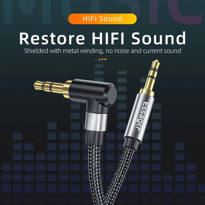 Essager Aux Cable Male to Male 90 Degree 05