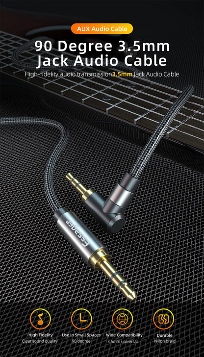 Essager Aux Cable Male to Male 90 Degree 08