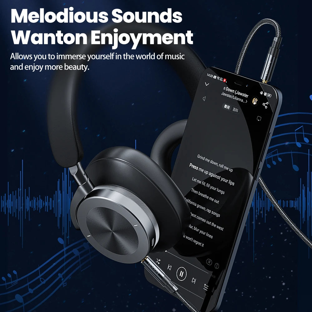 Toocki Aux Cable Male to Male Black 05