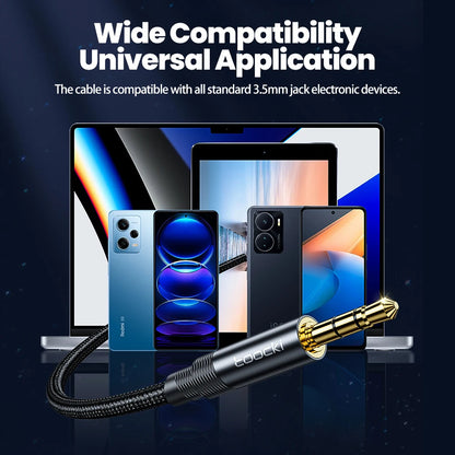 Toocki Aux Cable Male to Male Black 07