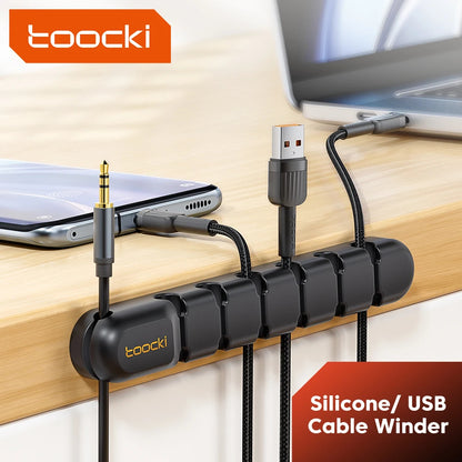 Toocki Cable Management Tidy Black 01