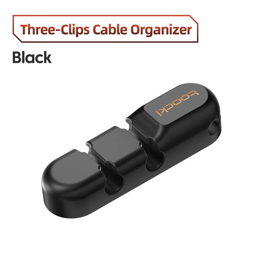 Toocki Cable Management Tidy Black 07