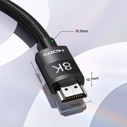 UGREEN HDMI 2.1 Cable 4k 8k 48Gbps | HD135 PVC Fashion Model 03